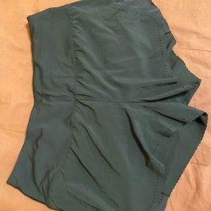 Lululemon laser cut black shorts